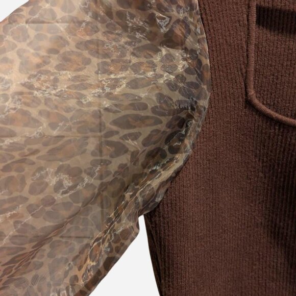 Anthropologie Puff Sleeve Blouse by Dolan Left Coast Collection - Picture 8 of 8